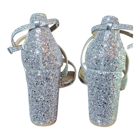 Jewel Badgley Mischka Heels Size 11 Silver - Picture 8 of 8